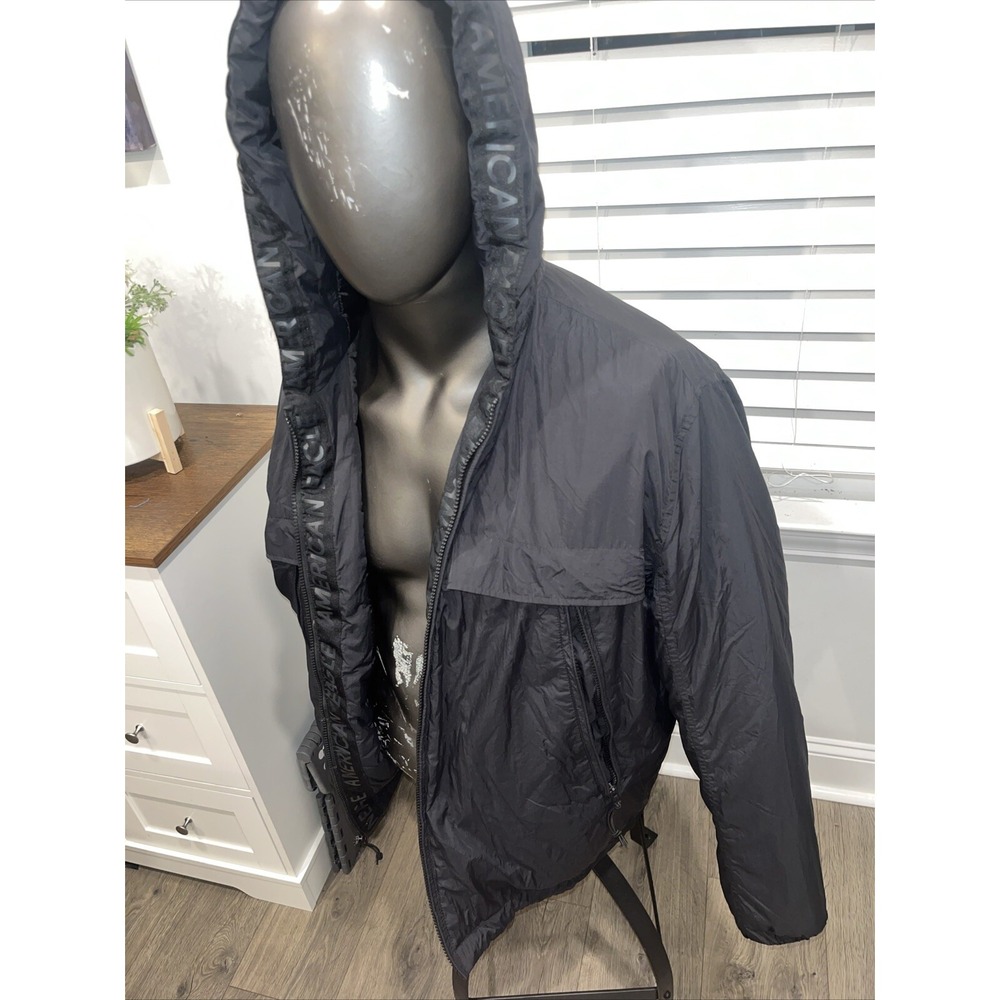 American Eagle outfitters bomber jacket black size extra Large